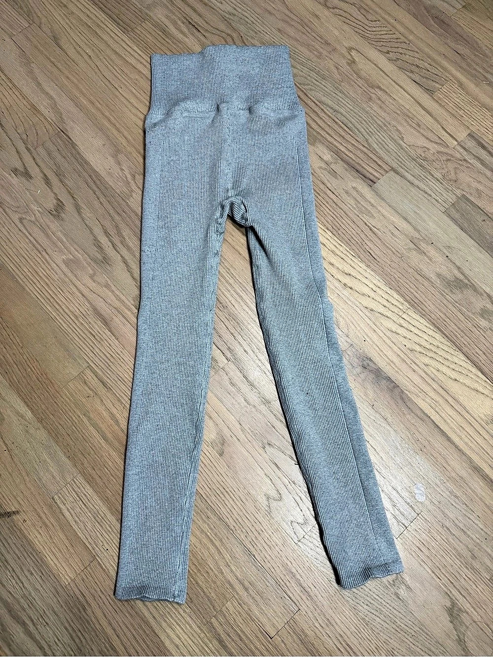 Free People Int Ribbed Drawstring Leggings in Gray - Picture 2 of 4